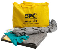 Bradyﾮ 20" X 16" X 4" Bag SPCﾙ Hazwikﾮ Hi-Viz Yellow PVC Economy Portable Spill Kit