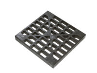 Justriteﾮ 24" X 2.5" X 24" Black Polyethylene Replacement Drum Grate