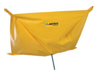 Justriteﾮ 5' X 5' Yellow PVC Temporary Ceiling Leak Diverter