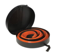 UltraTech 10' X 4" X 2 1/4" Ultra-Spill Bermﾮ Black Polyurethane Temporary Spill Berm