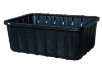 UltraTech 87" X 62 1/4" X 32 3/4" Ultra-550 Containment Sumpﾮ Black Polyethylene Spill Containment Sump With 605 Gallon Spill Capacity Without Drain For 500 And 550 Gallon Tank