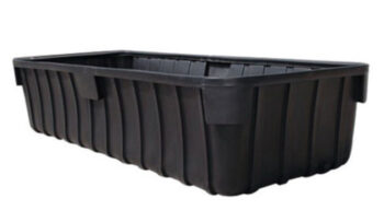 UltraTech 148" X 63" X 33" Ultra-1000 Containment Sumpﾮ Black Polyethylene Spill Containment Sump With 1100 Gallon Spill Capacity And 2" Drain For 1000 Gallon Tank