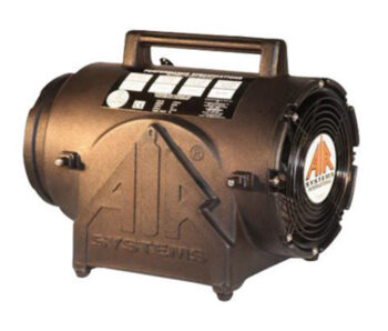 Air Systemsﾮ 8" 974 cfm 1/4 hp 115 Vac 60 Hz Polyethylene Contractor Grade Ventilation Fan ( Duct Canister Sold Separately)