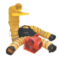 Allegroﾮ 16" X 18 1/2" X 20" 1066 cfm 1/3 hp 115 VAC 6 A Motor Polyethylene Standard Blower System With Manhole Ventilation Passthru