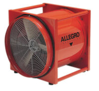 Allegroﾮ 19" X 22" X 22 1/2" 7500 cfm 2 hp 115/230 VAC 21/10.5 A Motor Cold Rolled Steel High Output Axial Blower