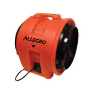 Allegroﾮ COM-PAX-IAL 16" 3200 cfm 1 hp 115 VAC Polyethylene Light Weight Portable Industrial Blower With On-Off Switch And Built In Carry Handle