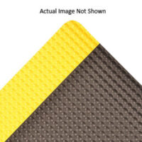 Superior Manufacturing 2" X 3"  Black 1/2" Thick Vinyl 482 Bubble Traxﾙ Non-Slip  Anti-Fatigue Floor Mat