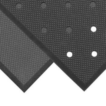 Superior Manufacturing Notraxﾮ 3' X 8' Black 5/8" Thick PVC Nitrile Foam Superfoamﾮ Dry Area Safety/Anti-Fatigue Floor Mat