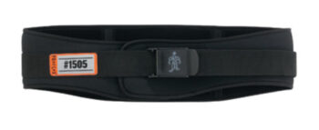 Ergodyne Large Black ProFlexﾮ 1505 Nylon Weight Lifters Style Low Profile Back Support With Buckle Closure And Rubber Track