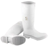 Onguard Industries Size 12 White 16" PVC Knee Boots With Safety-Locﾙ Outsole, Steel Toe And Removable Insole