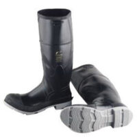 Onguard Industries Size 8 Black 16" Polyblendﾮ PVC And Polyurethane Chemical Resistant Knee Boots With Cleated Outsole, Steel Toe And Removable Insole