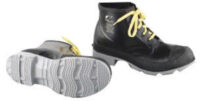 Onguard Industries Size 13 Black 6" Polyblendﾮ PVC And Polyurethane Chemical Resistant Workshoes With Cleated Outsole, Steel Toe And Removable Insole