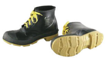 Onguard Industries Size 8 Black 6" PVC Standard Chemical Resistant Knee Boots With Cleated Outsole And Steel Toe