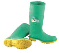 Onguard Industries Size 12 Hazmaxﾮ Green 16" PVC Knee Boots With Ultragripﾮ Sipe Outsole, Steel Toe And Removable Insole