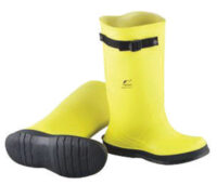Onguard Industries Size 15 Slicker Yellow 17" PVC And Flex-O-Thane Overboots With Self-Cleaning Cleated Outsole And Strap