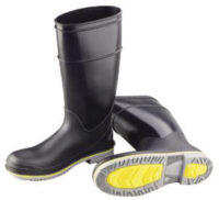 Onguard Industries Size 11 Flex3ﾙ Black 16" Polyblendﾮ PVC Knee Boots With Power-Lug Outsole, Steel Toe And Removable Insole