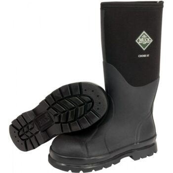 Servusﾮ by Honeywell Size 9 Muckﾮ Chore Black 16" Insulated Neoprene And CR Flex-Foam Boots With Vibram Outsole, Steel Toe, And EVA Sock Liner