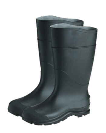 Radnorﾮ Size 15 Black 14" PVC Economy Boots With Lugged Outsole Steel Toe