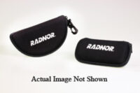 Radnorﾮ Black Eyewear Case With Zipper Closure And Belt Clip Attachment