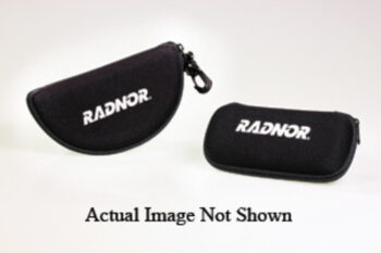 Radnorﾮ Black Eyewear Case With Zipper Closure And Belt Clip Attachment