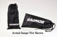 Radnorﾮ Black Nylon Eyewear Pouch With Drawstring Closure