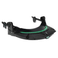 MSA Black Polyethylene V-Gardﾮ General Purpose Visor Frame With 3 Point Suspension And Debris Control For Use With Slotted Caps