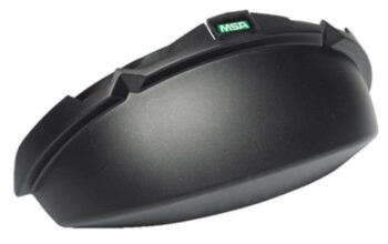 MSA Black Opaque V-Gardﾮ Standard Tinted Chin Protector For Use With Slotted Caps