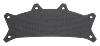 MSA 4 1/2" X 7" X 5/16" Blue/Gray Polyester Sweatband Moisture Wicking Pad For Use With Fas-Tracﾮ III Suspension (10 Per Bag)