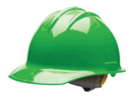 Bullardﾮ Green HDPE Cap Style Hard Hat With 6 Point Rachet Suspension
