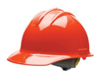 Bullardﾮ Orange HDPE Cap Style Hard Hat With 6 Point Rachet Suspension