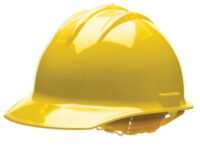 Bullardﾮ Yellow HDPE Cap Style Hard Hat With 6 Point Rachet Suspension