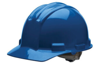 Bullardﾮ Blue HDPE Cap Style Hard Hat With 4 Point Rachet Suspension