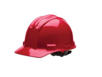 Bullardﾮ Red HDPE Cap Style Hard Hat With 4 Point Rachet Suspension