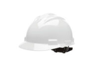 Bullardﾮ White HDPE Cap Style Hard Hat With 4 Point Rachet Suspension