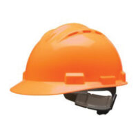 Bullardﾮ Orange HDPE Cap Style Hard Hat With 4 Point Rachet Suspension