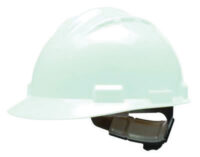 Bullardﾮ White HDPE Cap Style Hard Hat With 4 Point Rachet Suspension