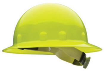 Fibre-Metalﾮ by Honeywell Yellow E1 Thermoplastic Full Brim Hard Hat With 8 Point Ratchet Suspension