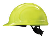 Northﾮ By Honeywell Hi-Viz Yellow North Zoneﾙ HDPE Cap Style Hard Hat With Quick-Fit 4 Point Pinlock Suspension, Accessory Slots And Removable Brow Pad