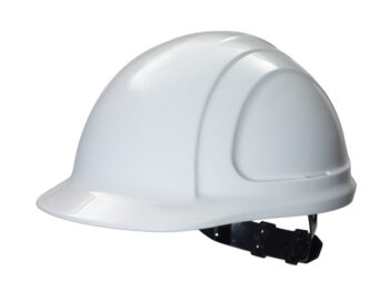 Northﾮ By Honeywell White North Zoneﾙ HDPE Cap Style Hard Hat With 4 Point Ratchet Suspension, Accessory Slots And Removable Brow Pad