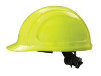 Northﾮ By Honeywell Hi-Viz Yellow North Zoneﾙ HDPE Cap Style Hard Hat With 4 Point Ratchet Suspension, Accessory Slots And Removable Brow Pad