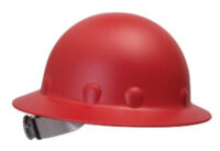 Fibre-Metalﾮ by Honeywell Red Roughneckﾮ P1 Fiberglass High Heat Full Brim Hard Hat With SwingStrapﾙ SuperEightﾮ Ratchet Suspension