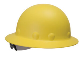 Fibre-Metalﾮ by Honeywell Yellow Roughneckﾮ P1 Fiberglass High Heat Full Brim Hard Hat With TabLokﾙ SuperEightﾮ 8 Point Suspension
