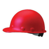 Fibre-Metalﾮ by Honeywell Red Roughneckﾮ Fiberglass Cap Style Hard Hat With SuperEightﾮ 8 Point Ratchet Suspension