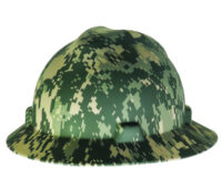 MSA Camouflage Freedom Seriesﾙ V-Gardﾮ Polyethylene Cap Style Hard Hat With Fas Tracﾮ 4 Point Ratchet Suspension