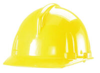 MSA Yellow TopGardﾮ Polycarbonate Cap Style Hard Hat With 1 Touchﾮ 4 Point Pinlock Suspension
