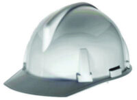 MSA White TopGardﾮ Polycarbonate Cap Style Hard Hat With 1 Touchﾮ 4 Point Pinlock Suspension
