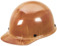 MSA Natural Tan Skullgardﾮ Phenolic Cap Style Hard Hat With Fas Tracﾮ Ratchet Suspension