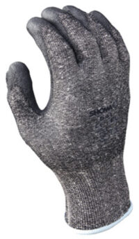 SHOWA™ Size 8 SHOWA® 541 13 Gauge Cut Resistant Gray Polyurethane Dipped Palm Coated Work Gloves With Light Gray Seamless Dyneema® And High Performance Polyethylene Knit Liner And Elastic Wrist