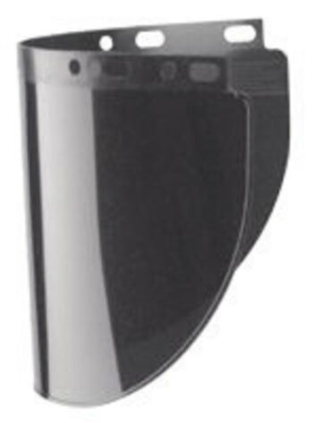 Fibre-Metalﾮ by Honeywell High Performanceﾮ Model 4178 8" X 16 1/2" X .06" Green Shade 3 Injection Molded Propionate Wide View Faceshield For Use With Models F400 And F500 Mounting Crown