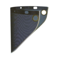 Fibre-Metalﾮ by Honeywell High Performanceﾮ Model S178 8" X 16 1/2" X .06" Clear Stainless Steel Mesh Wide View Faceshield For Use With Models F400 And F500 Mounting Crown